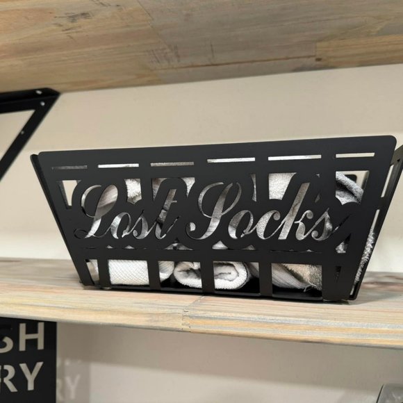 Metal Lost Sock Basket - Picture 1 of 1